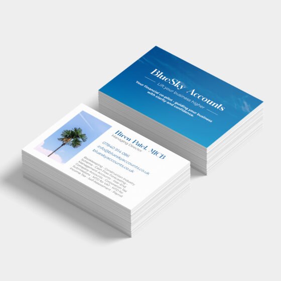 Business card design and printing in Leicester