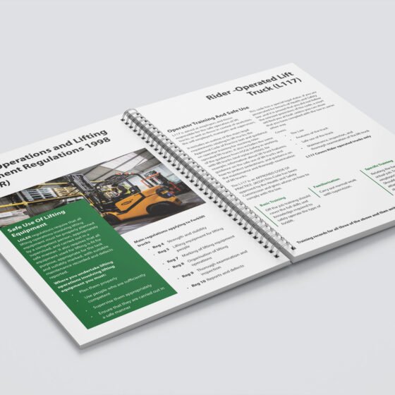 Business training manual graphic design