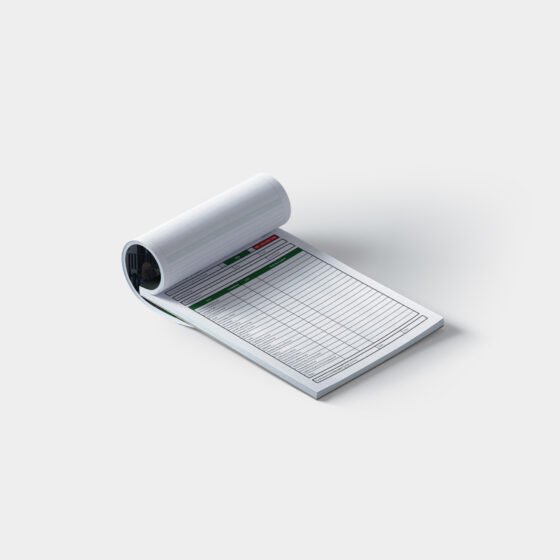 Branded business form and notepad design