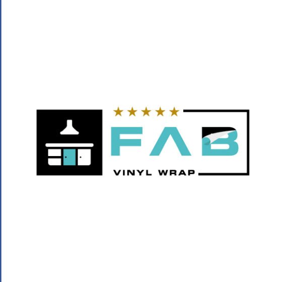 FAB Vinyl Wrap business logo design